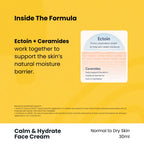 Diagram showing how ectoin and ceramides work together to support the skin’s natural moisture barrier